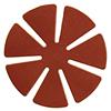 1-Step Fining Pads for CR-39, Mid-Index and High-Index - P-1200 Fire Fine™ Red